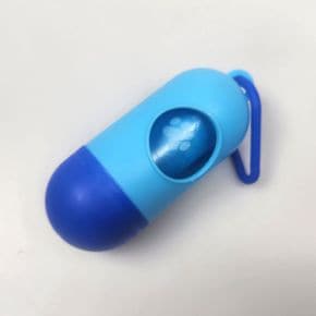 애견 산책 배변봉투 케이스 블루