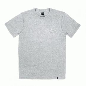 허프 TRIPLE TRIANGLE TEE - GRY(wht)