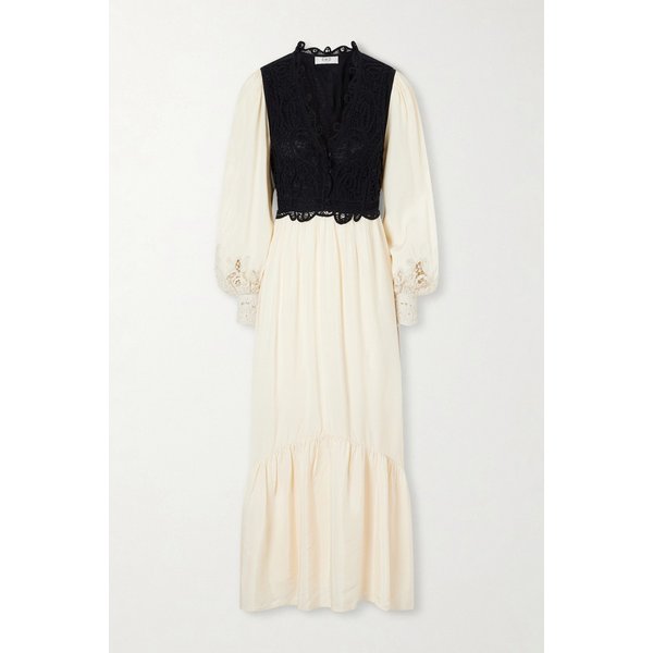 아델리나 우븐 기퓨어 레이스 맥시 원피스 46376663162969478