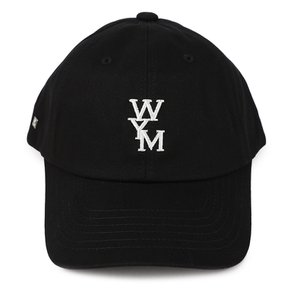 블랙 로고 볼캡 W261CA51-661B