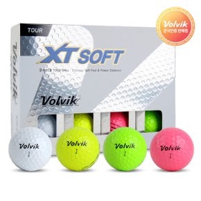 [ [VOLVIK] 볼빅 XT 소프트 3피스 우레탄 컬러 골프공