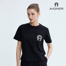 [한정수량] 24SS AIGNER 허니서클 반팔 티셔츠 2종