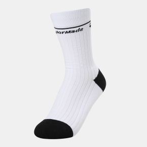 25SS 여성 로고 포인트 중목 양말 TWASO5601-100