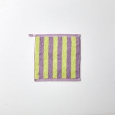 볼드 스트라이프 핸드타월 LAVENDER 34X34cm 65g