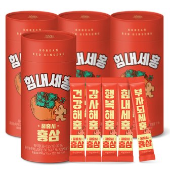 대상웰라이프 힘내세홍 꿀홍시 홍삼 (10g x 20포),4통