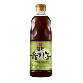 샘표 유기농자연콩 양조간장 500ml x 5개