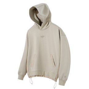 Side Woven Mix Hoodie (Beige) [LSRSCTH105M]