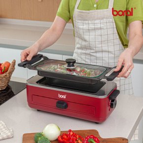 3 in 1 BBQ 멀티그릴 BR-J1200HG 석쇠 불판 바베큐 전기그릴