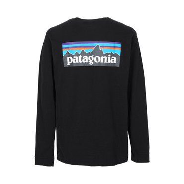 파타고니아 P-6 남성 긴팔티셔츠 38518 BLK
