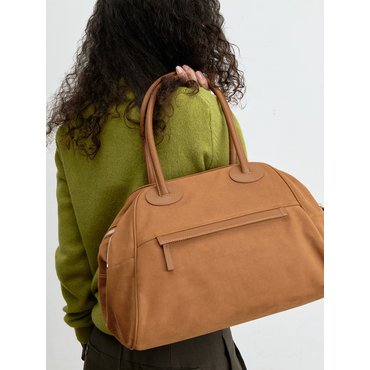 크리스틴프로젝트 TWO ZIPPER BAG SUEDE ORIGINAL_3COLORS