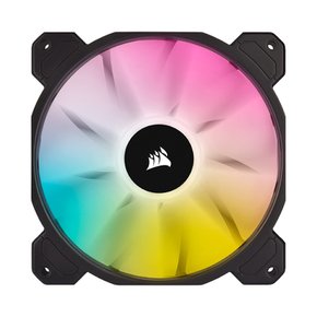 CORSAIR iCUE SP140 RGB ELITE 140mm PC 케이스 팬 블랙 (증설용 컨트롤러 없음) CO-9050110-WW