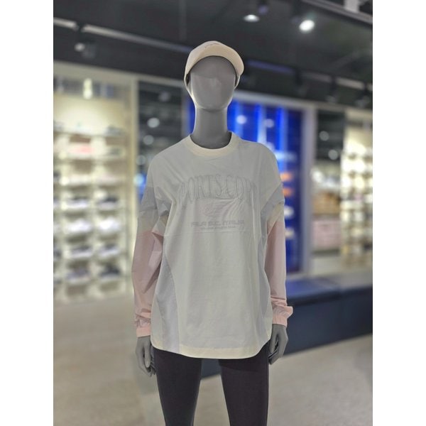 [파주점] 공용 컬러블럭 우븐맨투맨(FS2POH1110X-LPK)