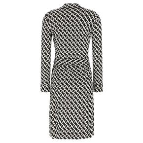 26FW 다이앤 본 퍼스텐버그 미디 원피스 D885BCLMEDSLJYCLMED White Black