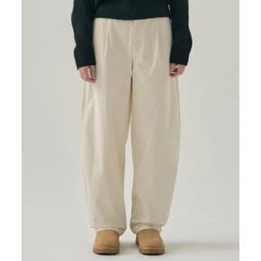 커브드 코듀로이 원턱 슬랙스DFWMPT5371BR