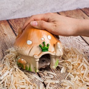 햄스터 왕관버섯 은신처 소동물 장난감 침실 TL002H