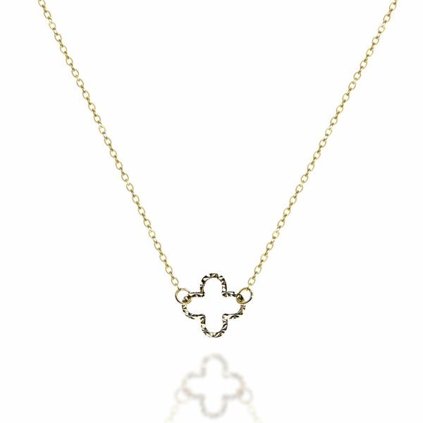 14K 클로버 목걸이