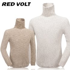 [RED VOLT]레드볼트 오트밀 니트 폴라티셔츠 Model No_E2-0M088