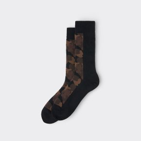 Brown Camouflage Socks CALAX26108BRX