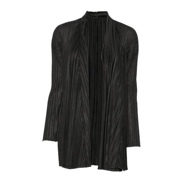 확대된 대표 플리츠플리즈 가디건 PP68JO28215 BLACK