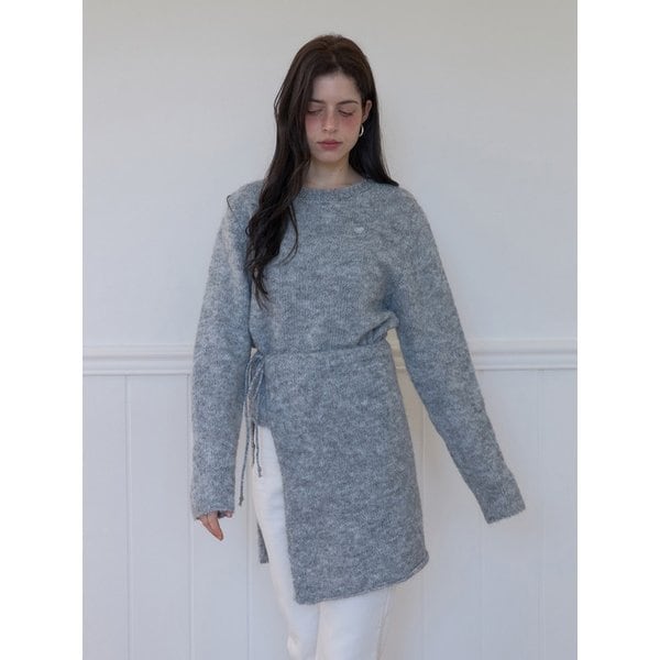 25FW Tail knit (Wrap skirt SET) 2color
