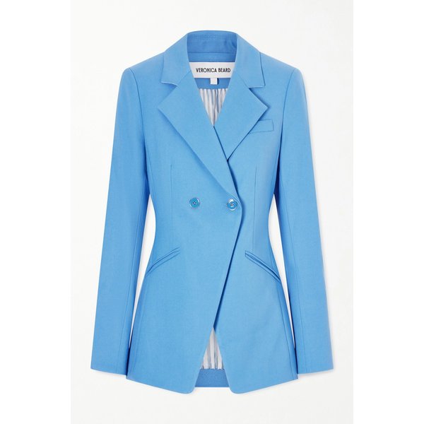 베로니카비어드 아모스 디키 더블브레스트 트윌 블레이저 46376663162975451