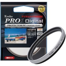 Kenko 49mm 렌즈 필터 PRO1D 프로텍터 실버 프레임 렌즈 보호용 얇은 프레임 일본제 249529