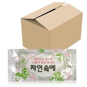 물티슈 크리너 자연 속에 업소용 64g 그린 x1 박스 400p물 수건