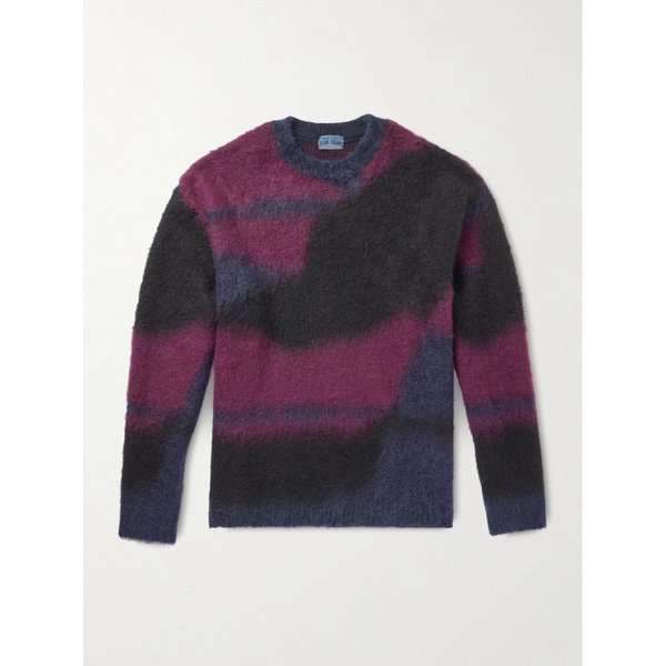 블루블루재팬 데그라데 브러시드 자카드 니트 스웨터 46376663162871599