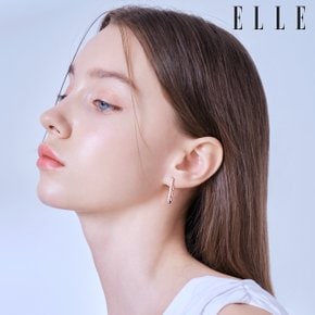 14K 라인 스퀘어 원터치 귀걸이 (gold pin) ELGPEE442