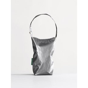 스텀 미니백 48 메탈릭 나일론 - titanium silver