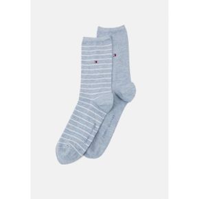 5063972 Tommy Hilfiger WOMEN SMALL STRIPE 2 PACK - Socks light blue melange