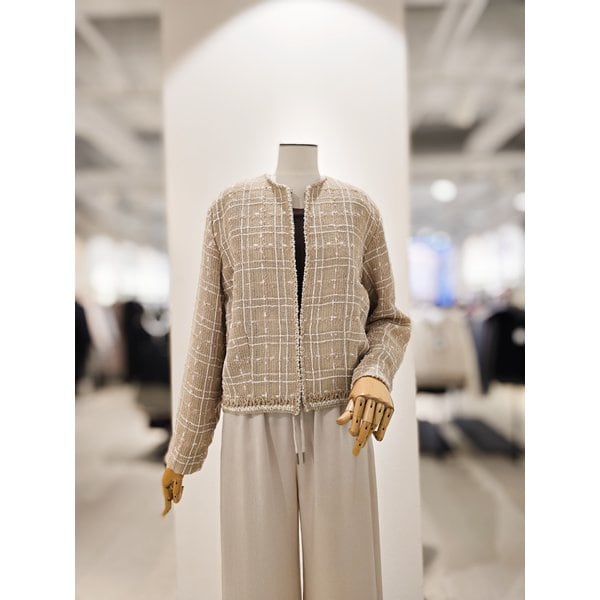 [파주점] [더아이잗컬렉션]배색 디테일 라이트 자켓 CR4A0JK141