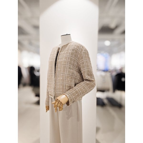 [파주점] [더아이잗컬렉션]배색 디테일 라이트 자켓 CR4A0JK141