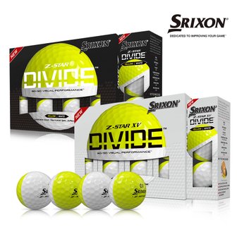 GOLFS [SSG특가][스릭슨] NEW Z-STAR8 XV DIVIDE 3피스 골프공 12구