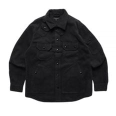 엔지니어드 가먼츠 Explorer Shirt Jacket - Charcoal Polyester Fake Melt