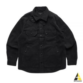 엔지니어드 가먼츠 Explorer Shirt Jacket - Charcoal Polyester Fake Melt