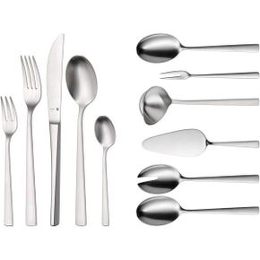 영국 WMF 커트러리 Cutlery Set 66Piece for 12 People Corvo Cromargan Protect 스테인리스 스