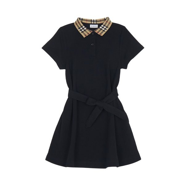 [부산점] 키즈 체크 카라 반팔 원피스 8105585 (성인착용가능)