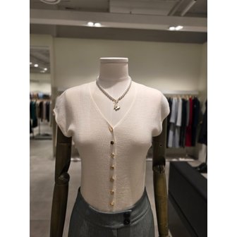 지고트 [파주점] 울 버튼 브이넥 니트 베스트 JS4B1VT501