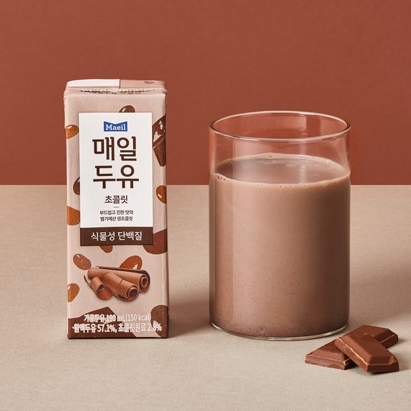 [매일유업] 매일두유 초콜릿 190ml 24팩