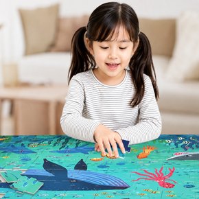 멋진 바닷속 고래퍼즐 어린이 유아 그림 퍼즐 선물세트