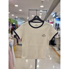 행텐틴즈 세이브존01 라운드넥 아일렛 핏 링거 반팔 티셔츠 14570 131 426 31 (E50562385)