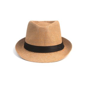 BU Summer Shiny Line Beige Fedora 여름페도라