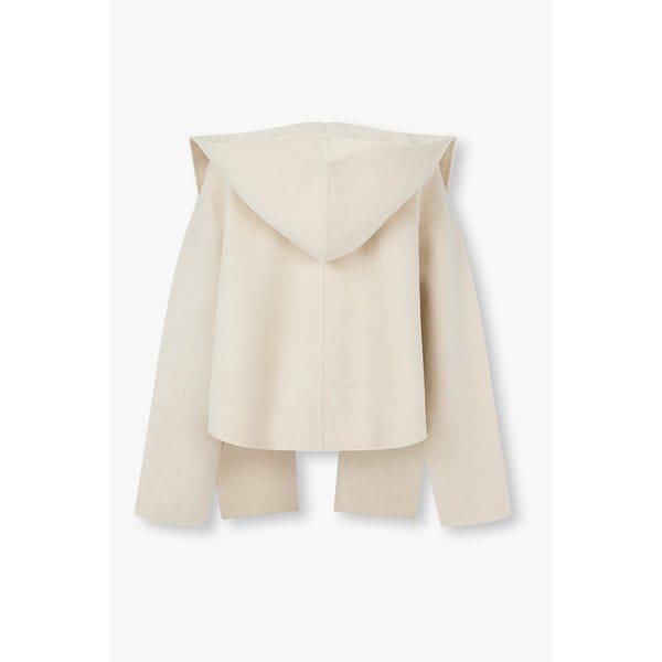 울 캐시미어 후디 워머 코트 7116110104104