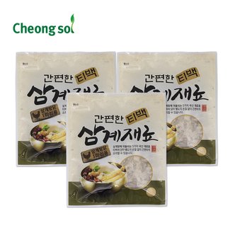 청솔 간편한 티백 삼계재료35g(3봉)