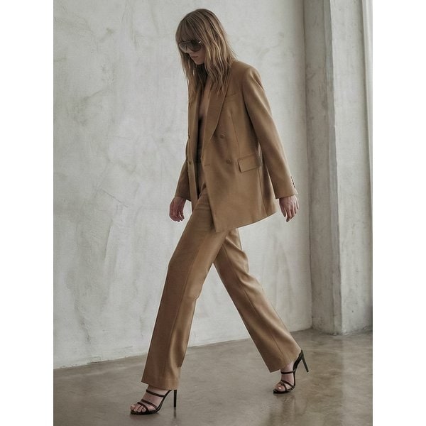 Wool Trousers[Camel(UNISEX)]_UTH-FP73