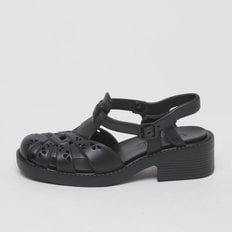 Puffy rubber sandal(Deep sleep)_OK2AM24009BLK