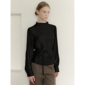 Simple Organza Blouse / Black(4color)