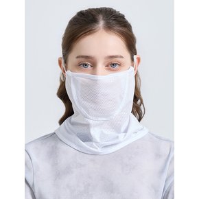 유니 UV차단 벨크로형 메쉬 냉감 마스크 화이트