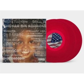 [LP]21 Savage - American Dream (Translucent Red Vinyl) [2Lp] / 21 새비지 - 어메리컨 드림 (반투명 레드 컬러반) [2Lp]